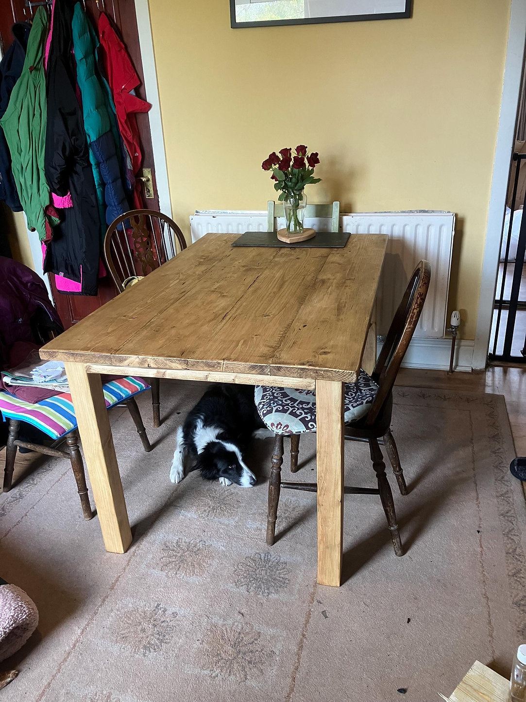 WALSINGHAM - Rustic Farmhouse Solid Wood Dining Table
