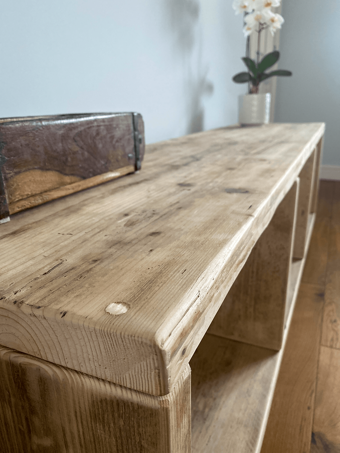 THORNHAM - Rustic Media & Vinyl Storage Unit