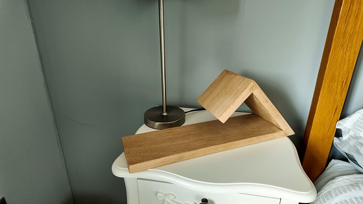 Book Rest Holder in Solid Oak