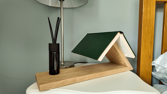 Book Rest Holder in Solid Oak