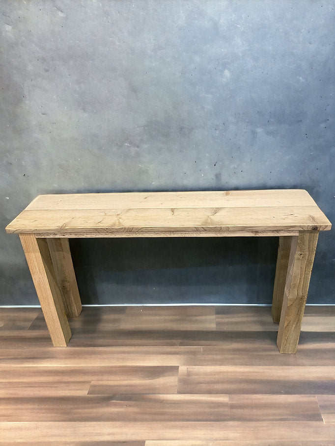 WALSINGHAM Breakfast Bar with Chunky Wooden Legs