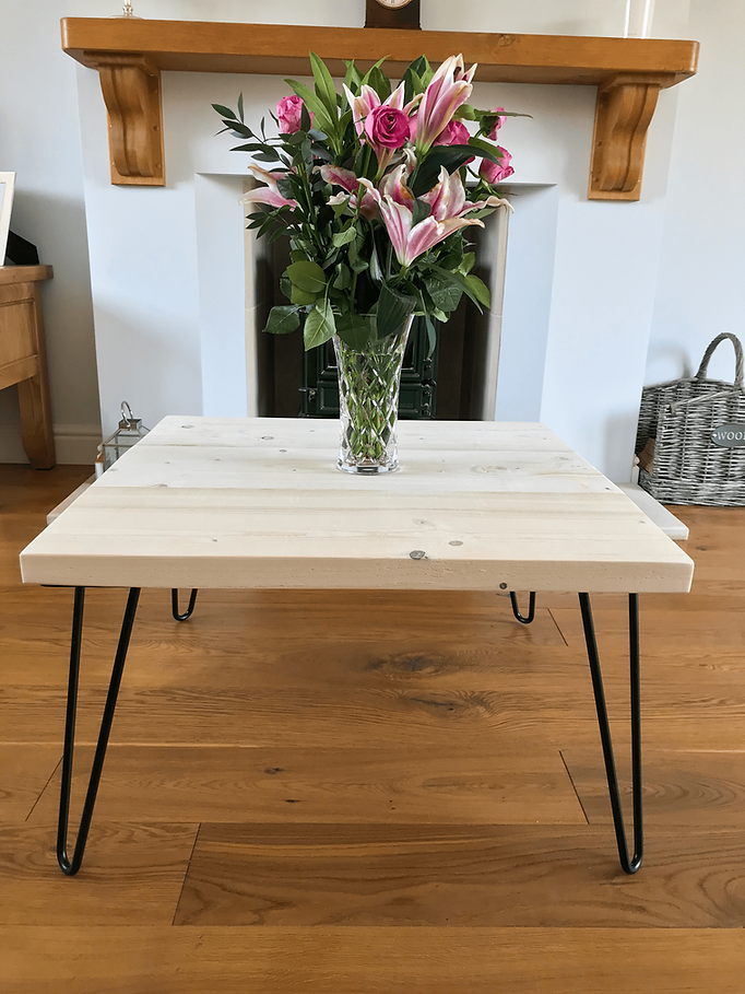 BLICKLING - Square Hairpin Leg Coffee Table