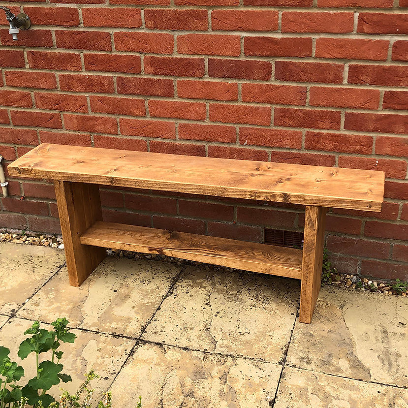 BLAKENEY - Rustic Garden & Indoor Bench