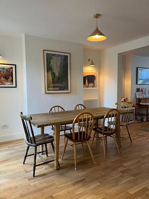 SANDRINGHAM - Wood Extendable Farmhouse Dining Table