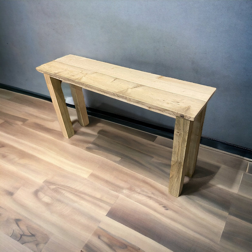 WALSINGHAM Breakfast Bar with Chunky Wooden Legs