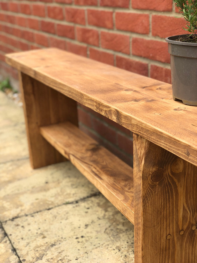 BLAKENEY - Rustic Garden & Indoor Bench