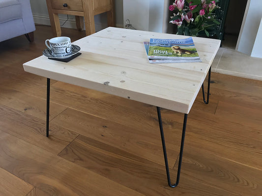 BLICKLING - Square Hairpin Leg Coffee Table