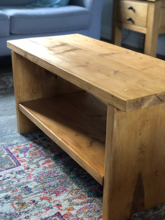 STEPHEN - Rustic Wood Coffee TableSTEPHEN - Rustic Wood Coffee Table
