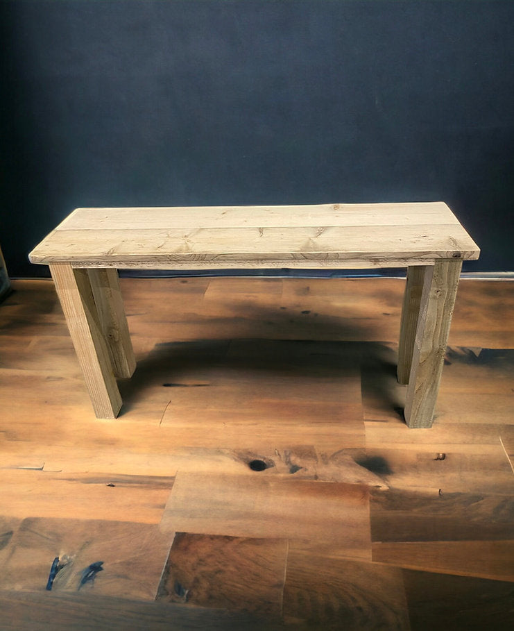 WALSINGHAM Breakfast Bar with Chunky Wooden Legs