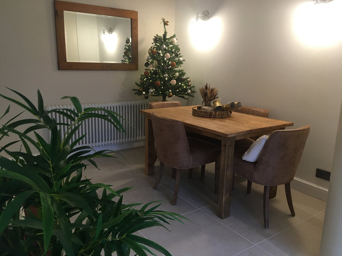 WALSINGHAM - Rustic Farmhouse Solid Wood Dining Table