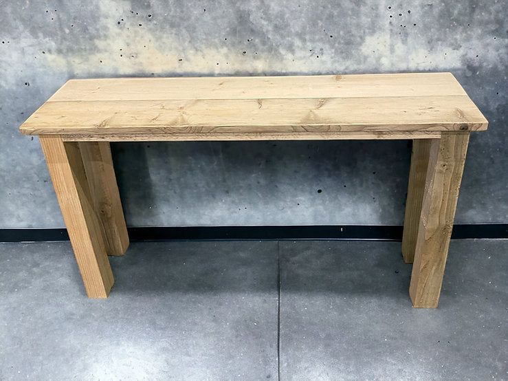 Rustic Wood Console Table