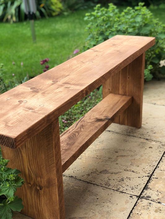 BLAKENEY - Rustic Garden & Indoor Bench