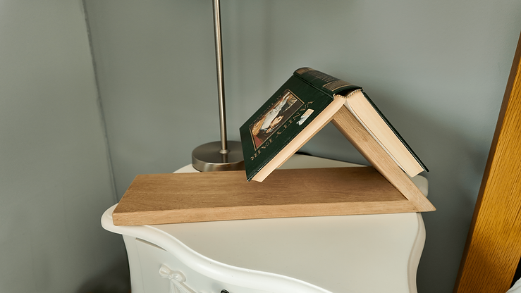 Book Rest Holder in Solid Oak